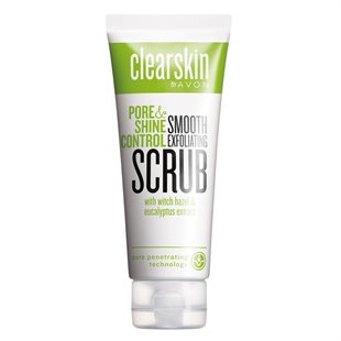 Clearskin Pore & Shine Control Smooth Exfoliating Scrub 75ml - Avon ...
