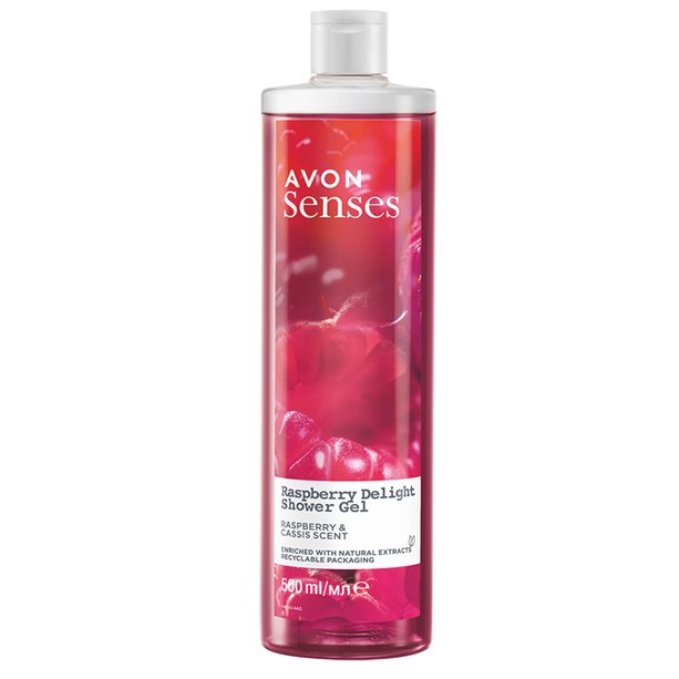 Senses Raspberry Delight Shower Gel 500ml - Avon South Africa