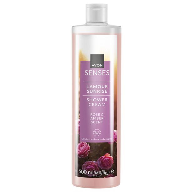 モイスチャー Perfume Cream 交渉中 Senses L'amour Sunrise Shower Cream 500ml - Avon South Africa