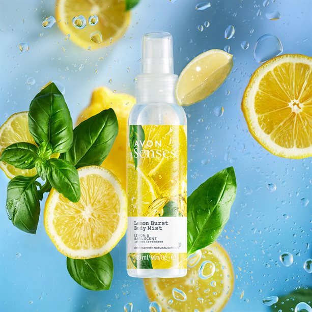 Senses Lemon Burst Body Mist 100ml - Avon South Africa