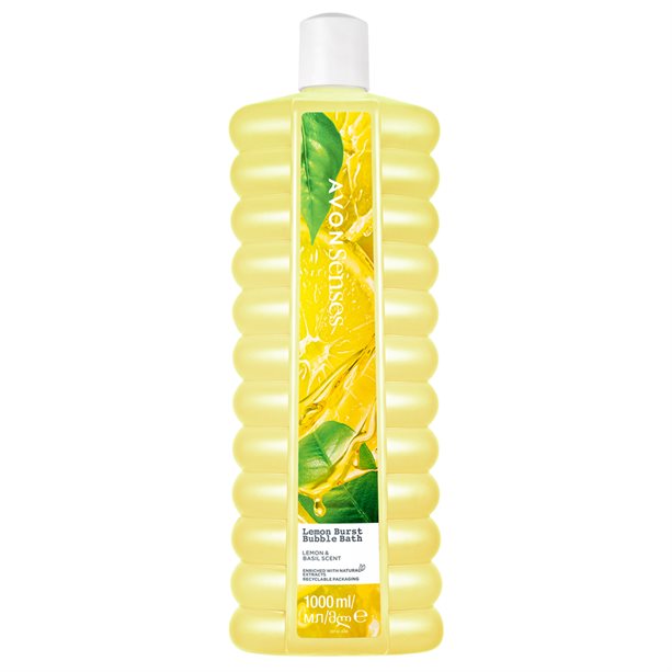 Senses Lemon Burst Bubble Bath 1000ml Avon South Africa
