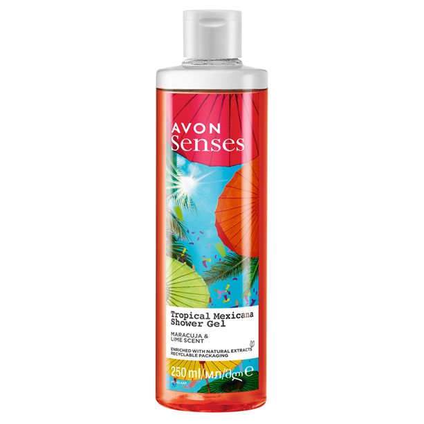 Senses Tropical Mexicana Shower Gel 250ml Avon South Africa