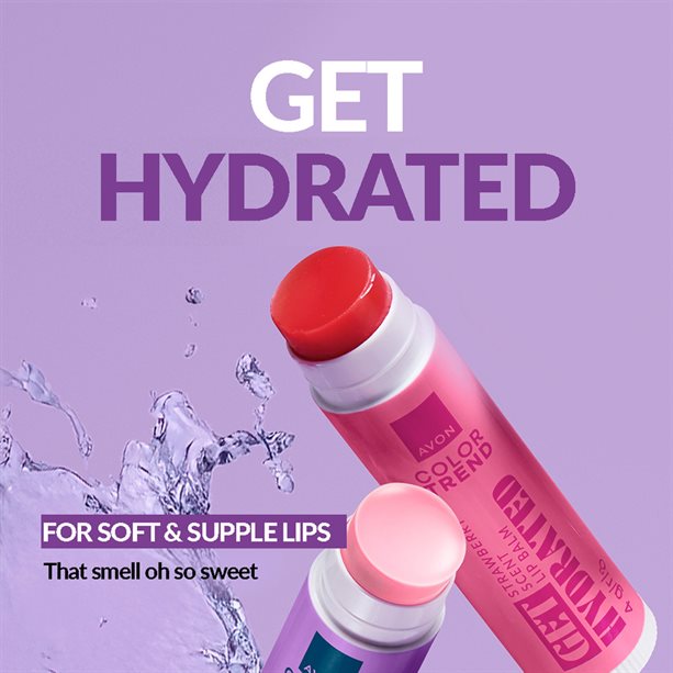 Color Trend Get Hydrated Lip Balm 4 grams - Avon South Africa