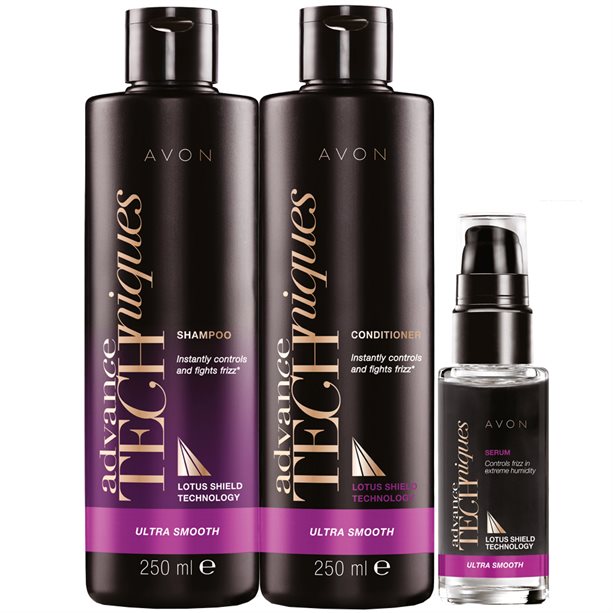 Advance Techniques Ultra Smooth Conditioner, Shampoo & Serum