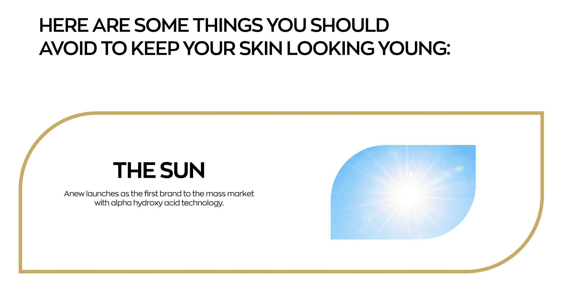 Signs of ageing