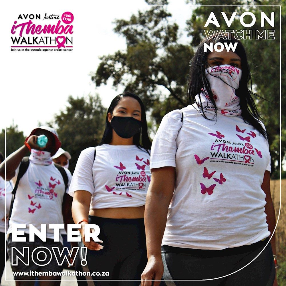Avon has extended the deadline for entries for the second virtual iThemba Walkathon taking place on Sunday, 3rd October 2021 countrywide. Aspiring participants now have until Friday, 1st of October 2021 to register a spot for Avon’s flagship breast cancer awareness social event.