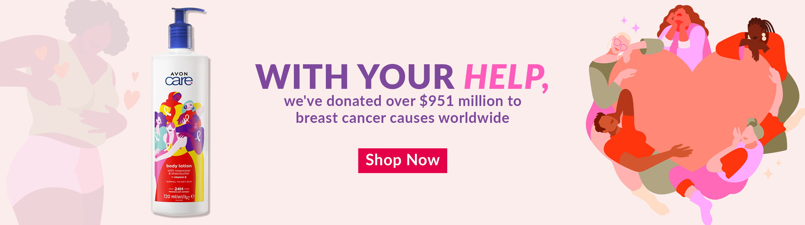 Avon says that it’s time to Feel the #breastlove this Breast Cancer Awareness Month