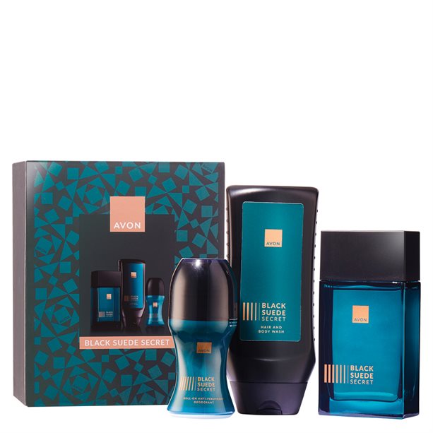 Black Suede Secret Gift Set