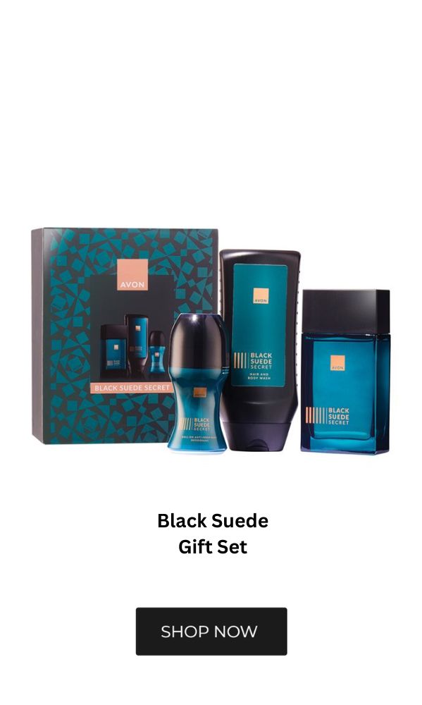 Black Suede Gift Set