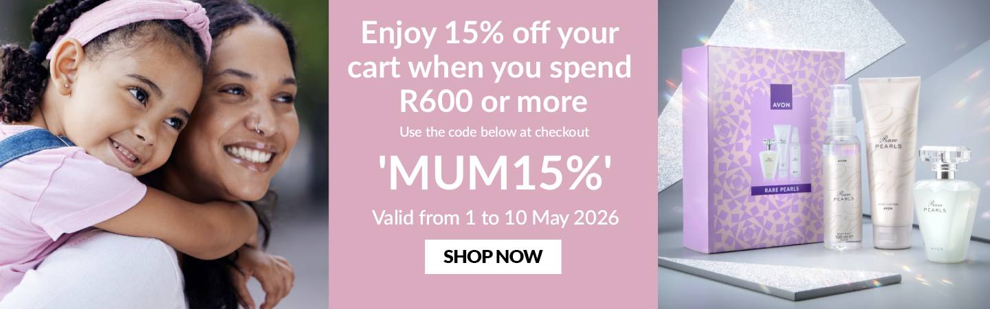 15% off R600 MUM15%