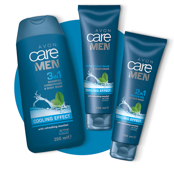 avon care mens shower gel