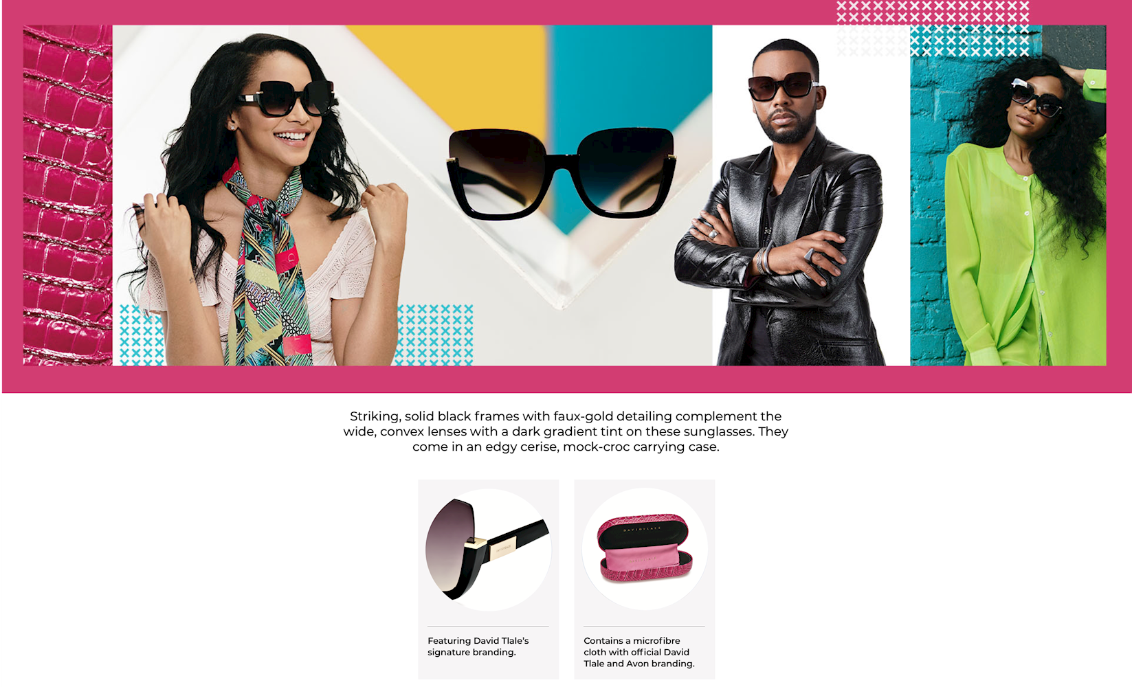 david tlale sunglasses section