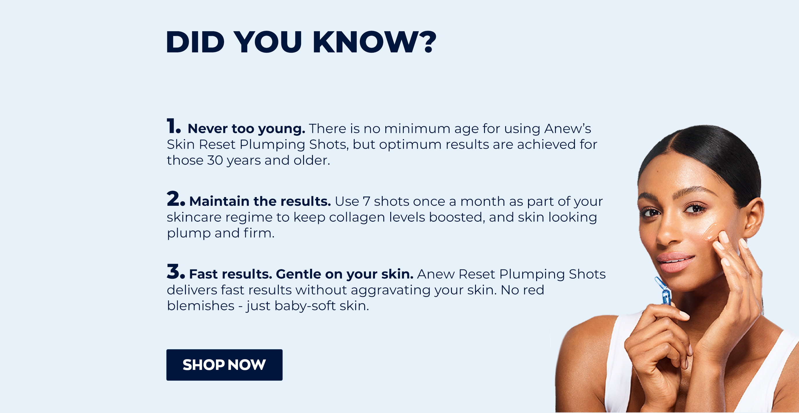 Anew  Reset Plumping Shots