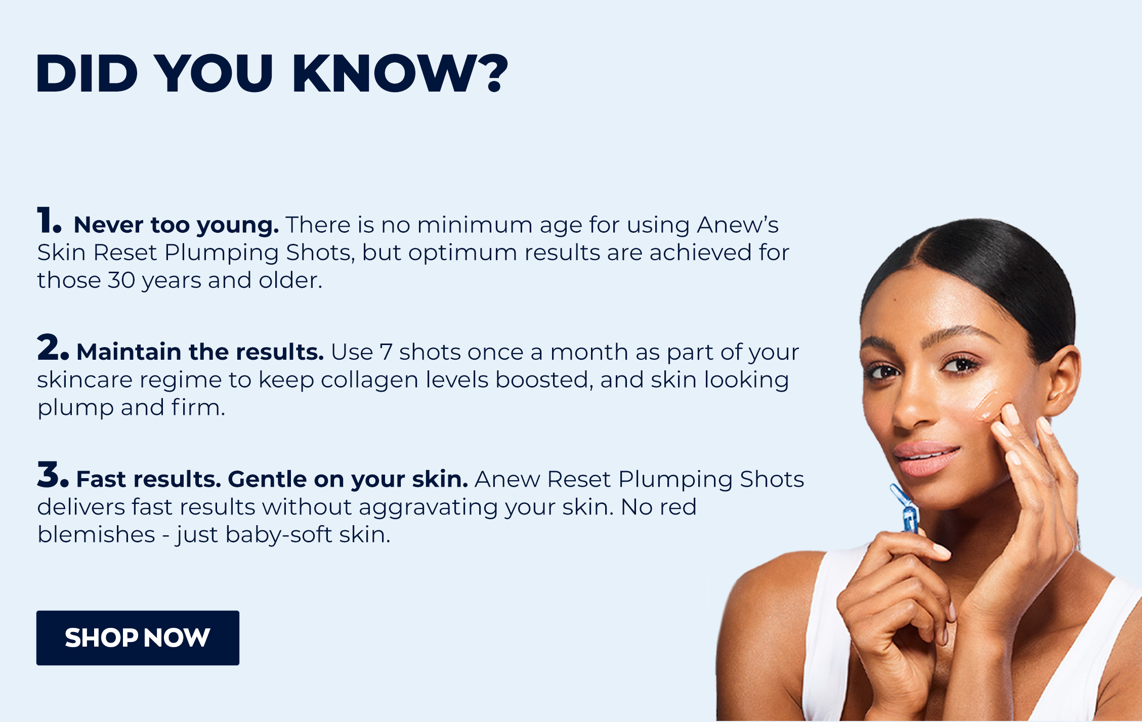 Anew  Reset Plumping Shots