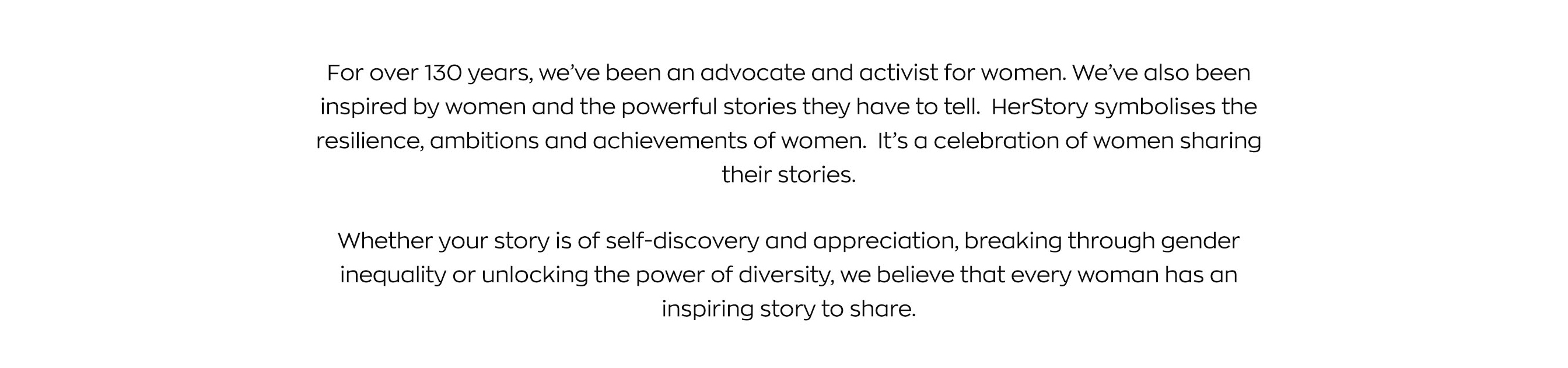 Avon Her Story Story